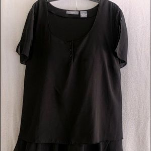 Black Tunic with Ruffle